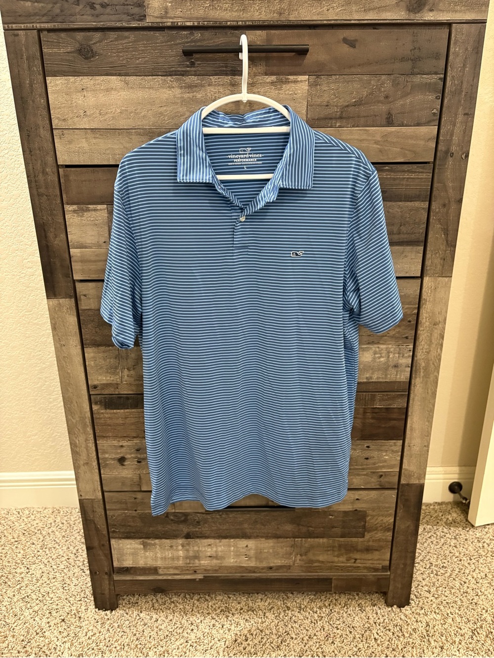 Vineyard Vines Men’s Bradley Stripe Sankaty Polo L